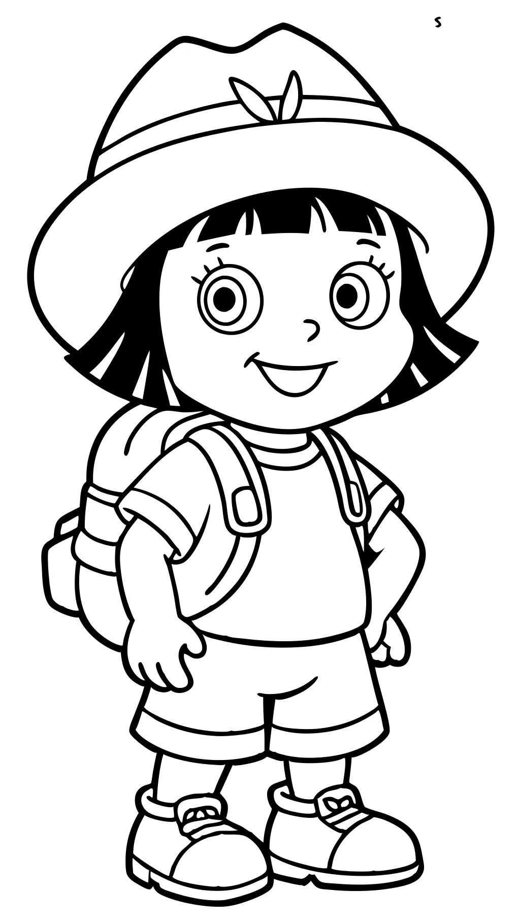 páginas para colorear de dora